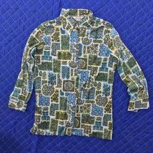 Vintage 60s Cos Cob Floral Geometry pattern